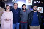 Aditi Rao Hydari, Vidhu Vinod Chopra, Farhan Akhtar, Bejoy Nambiar at Wazir screening in Delhi on 5th Jan 2016